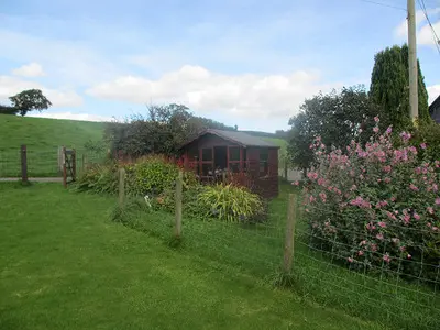 A view of the information hut